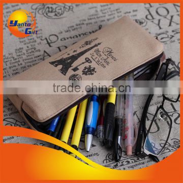 Fashion New Design Custom Jute Pencil Bag