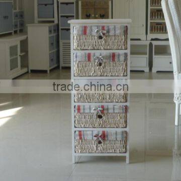 English Bulk Natural Willow Wooden Cabinet With Handle