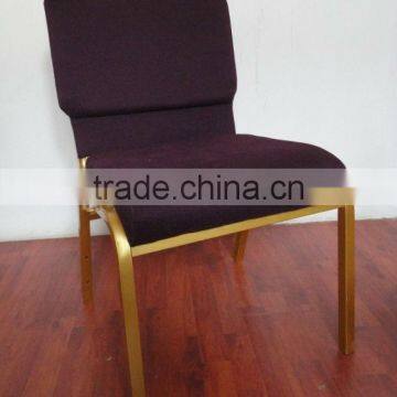 Used church chairs sale ,Metal church chair fabric cushion