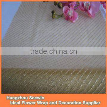 Spring Golden Glitter Hot Sale Decorative Table Cloths/runner