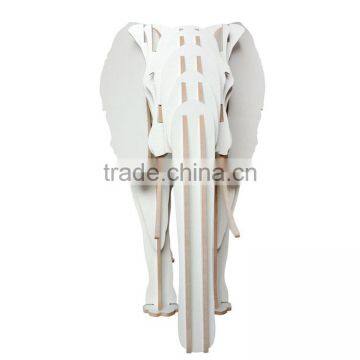 puzzle wood craft elephant table book shelves creative animal furniture