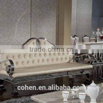 Audi Symbol Base Marble Top Dining Table Set/dining Table and Chairs With Stainless Steel Furniture and Restaurant Furniture photo-4