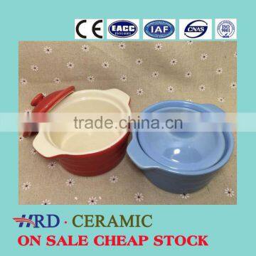 Stocked Industrial ceramic Soup pot Milk Pot Dessert bowl