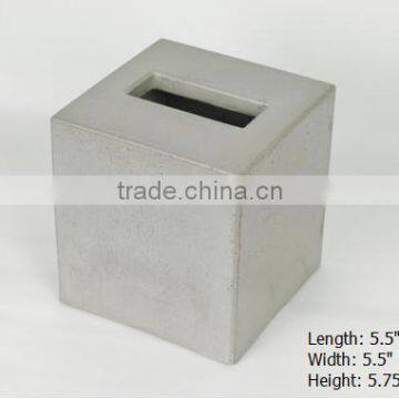 Kitchen Accessories Novel Concrete Tissue Box Paper Holder for Wholesale photo-2