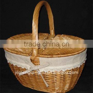 inexpensive wicker picnic basket