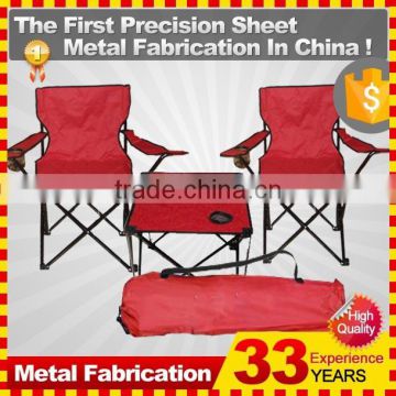 Folding garden chairs with one table set