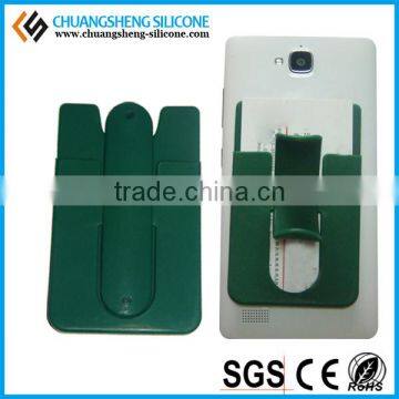 Card Holder, Silicone Smartphone Wallet, Self Adhesive Smart Phone Pocket photo-3