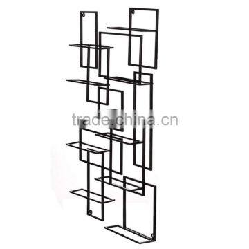 2016 Fasion Wall Mount Bottle Rack 10 Bottles Metal Wine Holder photo-2
