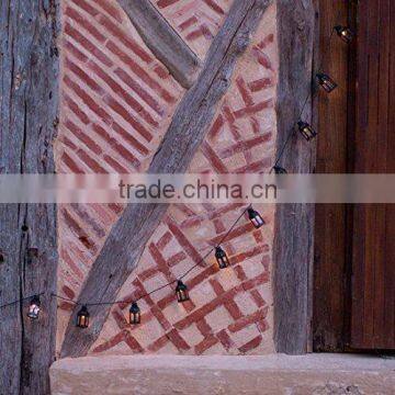 16 Black Moroccan Lantern Solar Garden LED Fairy Lights photo-3
