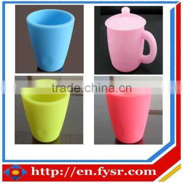 Colorful silicone cup