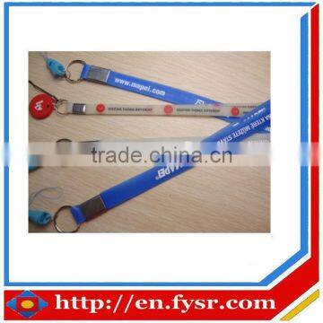 Promotional colorful silicone lanyard