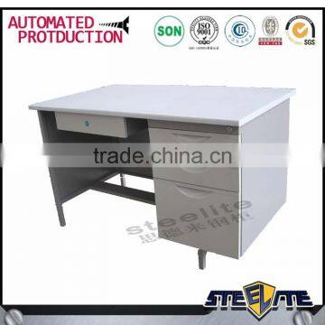 OA-1S Wooden Desktop and Steel Cabinet Office Desk photo-3