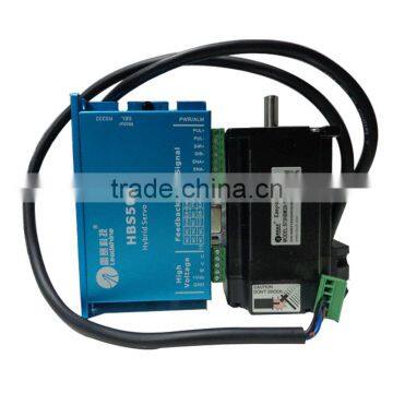HBS507 and 573HBM20-1000 Leadshine hybrid servo motor driver for CNC router, Cutting machine, 3D printer