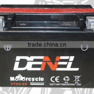 12V8AH Electric Motorcycle Battery From China Factory For Large Displacement Motorcycles MF (YTX9-BS) photo-2