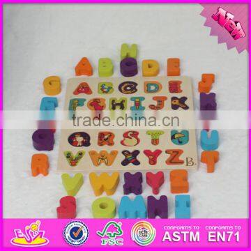 2016 New Fashion Kids Literacy Wooden Brain Teaser Puzzles W14B070 photo-2