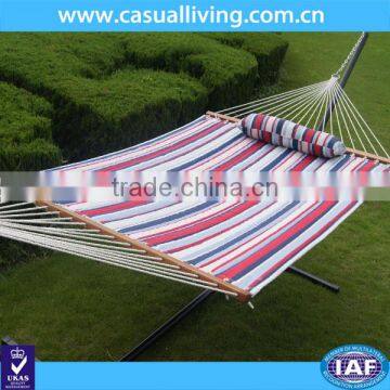 Outdoor Hammock Double Spreader Bar Button Pillow Hammock Stylish Design