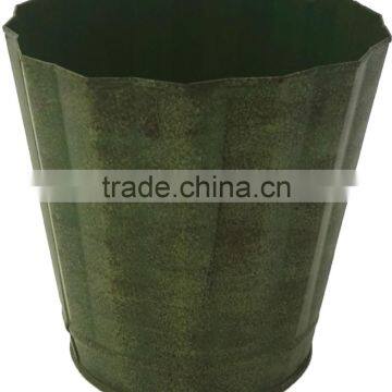 Home Decoration Green Metal Pail & Shovel Set