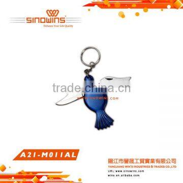 A21-M011AL Stainless Multi Tool Angel Shape Key Chain
