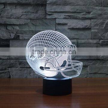 New NFL LED 3D Night Light 7-Color Table Lamp Xmas Gift photo-2