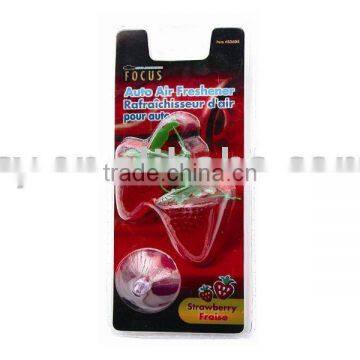 2017 strawberry air freshener gel air freshener with suction cup on window