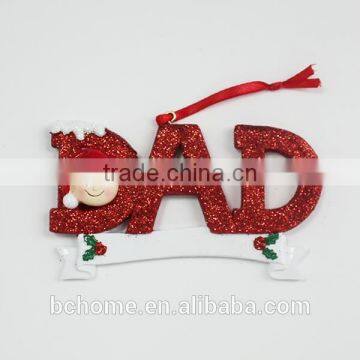 Christmas Letter Ornaments,Custom Family Ornaments