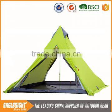 5 Person 3 Season Waterproof Light Weight Pyramid Teepee Family Camping Tent