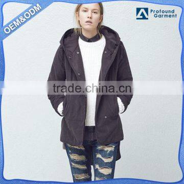 100% Cotton Women Winter Jacket and Coat Wholesale