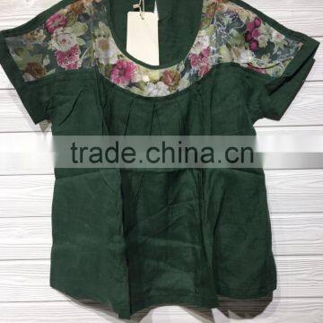 GZY Summer Casual Stock Cotton Blouse photo-4