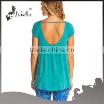 2015 Camo t Shirt for Sale Dry Fit Women Fitness Sports t Shirts photo-2