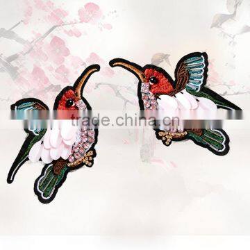 Lovely-2017-hot-Noble-font-b-Bird-b-font Sew Iron on Patch photo-3