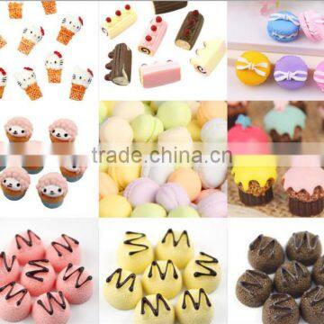 new imitation small cake resin charms diy imitation cake phone sticker decorations for sales