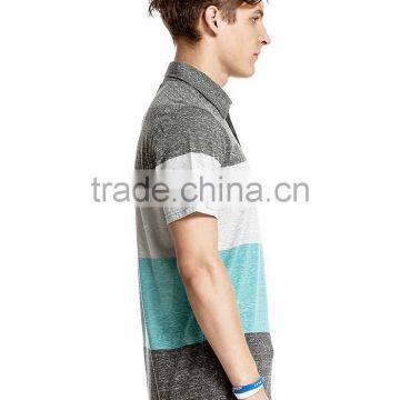 Trend Color Combination Man Polo t Shirt photo-2