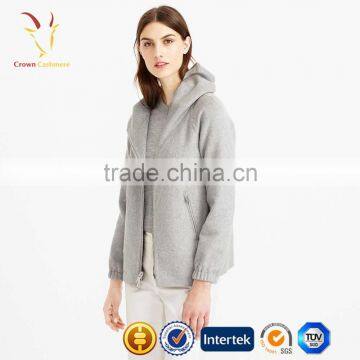 Womens Hooded Wool Coat,Short Women Coats