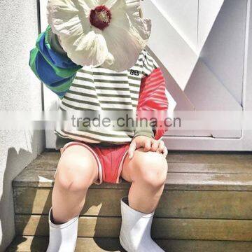 1-7 Years 2017 New Wholesale Cotton Full Sleeves Stripe Kids Boys Girls Coats (pick Size ) photo-5