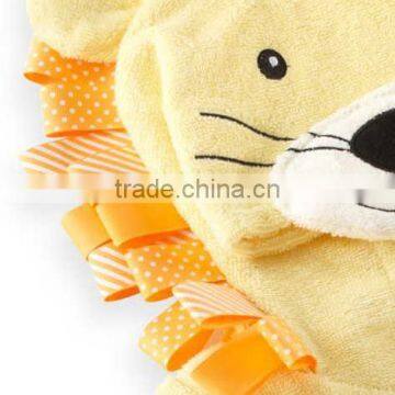 Hotsale Cotton Terry Animal Baby Bathrobe,custom Yellow Bathrobe Wholesale in China photo-3