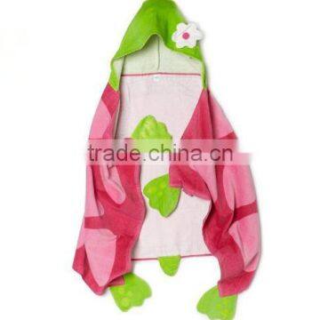 Custom soft cotton printing hooded towel