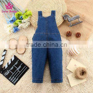 High Qualtiy Kids Clothing Children Denim Overalls Baby Little Bee Fashion Strap Jeans photo-3