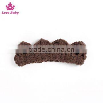 Hot Sale Lovely Baby Photo Props Knitted Handmade Newborn Crown Photography Headwear for Kids photo-2