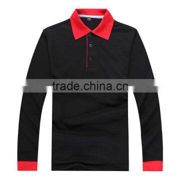 China Factory Latest Fashion Electronic Blank Long Sleeve Polo T-shirt Custom photo-5