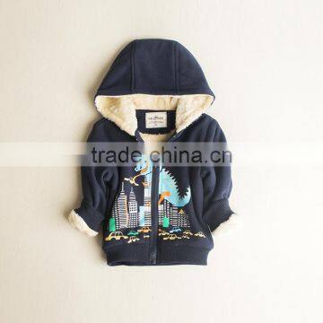Fashion Kids Winter Fleece Zip up Hoody Children's Clothing Jackets and Coats photo-2
