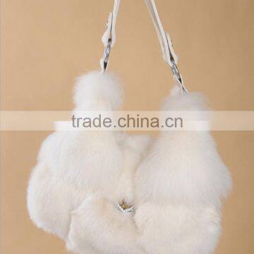 Classy Ladies Fox Fur Shoulder Bag