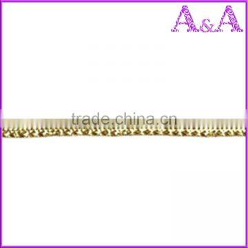 Golden Metallic Thread Aiguillette Dress Cord Whistle Cords Lanyard Shoulder Cord photo-3