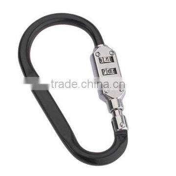 High Quality Zinc Alloy D Shape Backpack Climbing Hook Luggage Lock With Assorted Colours photo-3