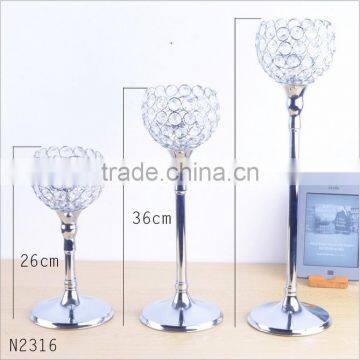 Hot Sale Crystal Candleholders Wedding Table Decorations JKC-002 photo-3
