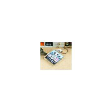 Square Acrylic Key Chain Custom Printed
