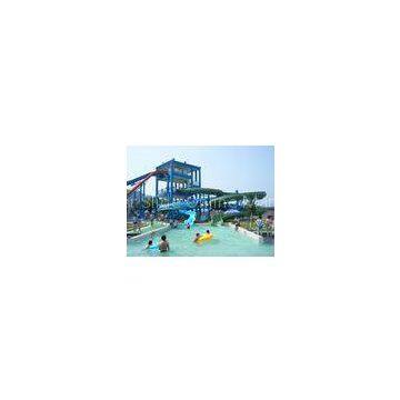 Commercial Spiral Water Slide For Water Entertainment , Aqua Park Equipment