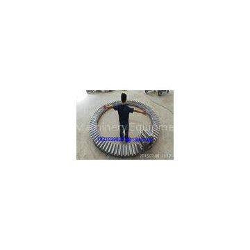 Eccentric Heavy Duty Straight Bevel Gears Wheels , Large Diameter