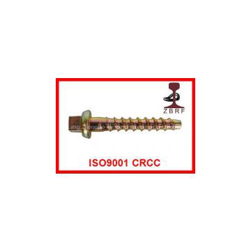 C screw spike rail fastening sleeper screw for railroad