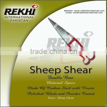 Pakistan Sheep Shear Double bow 30cm,34cm,Sheep Shear Double bow 30cm,34cm,sheep hair clippers,veterinary instruments