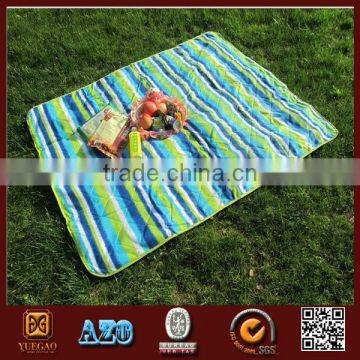 folded plaid waterproof picnic outdoor blanket